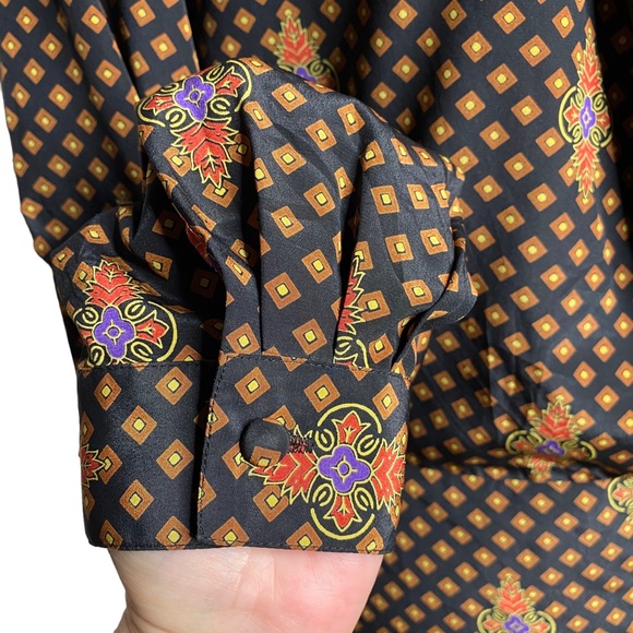 Vintage Evan Picone Wrap Peplum Blouse - Picture 8 of 14